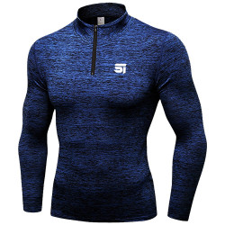 Men's Long Sleeves Top 1/2 Zip Homme SI Compression