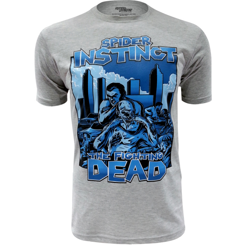 T-Shirt The Fighting Dead - Tee shirt au style Comics Walking Dead - Spider Instinct
