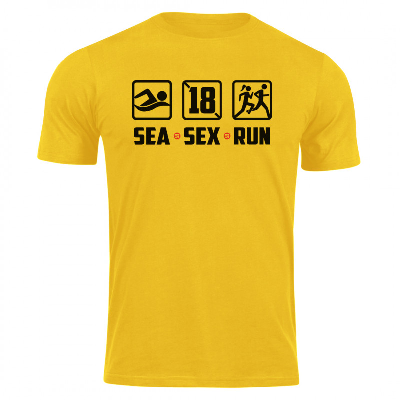 Tee Shirt Sea Sex & Run Homme Miel