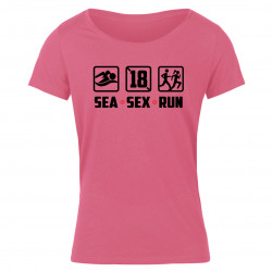 T-Shirt Sea Sex & Run Femme...