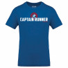 T-Shirt Running Homme Captain Runner SI Heroes Bleu