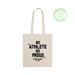 Sac de shopping cabas recyclé Be Athlete Be Proud SPIDER INSTINCT