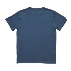 T-Shirt sport homme RoadLines SI Power vu de dos avec son design bleu canard - Spider Instinct