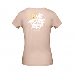 T-Shirt One More Reps Light Pink Femme - Vue de dos - Spider Instinct