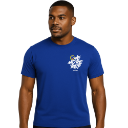 T-Shirt One More Reps Blue Homme - T-Shirt Crossfit - Spider Instinct