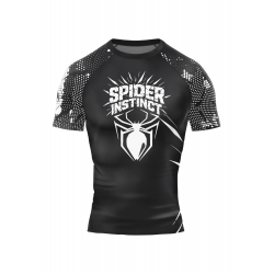 Rashguard Shadow Web Manches Courtes - Spider Instinct Face