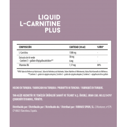 FARMASI L-Carnitine Apple & Peach 450ml | Composition | Spider Instinct